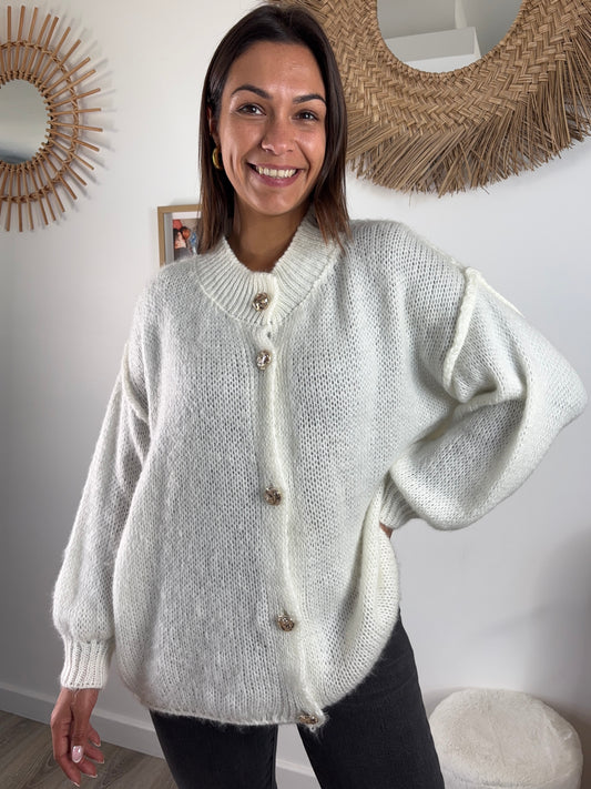 Gilet Denise - écru