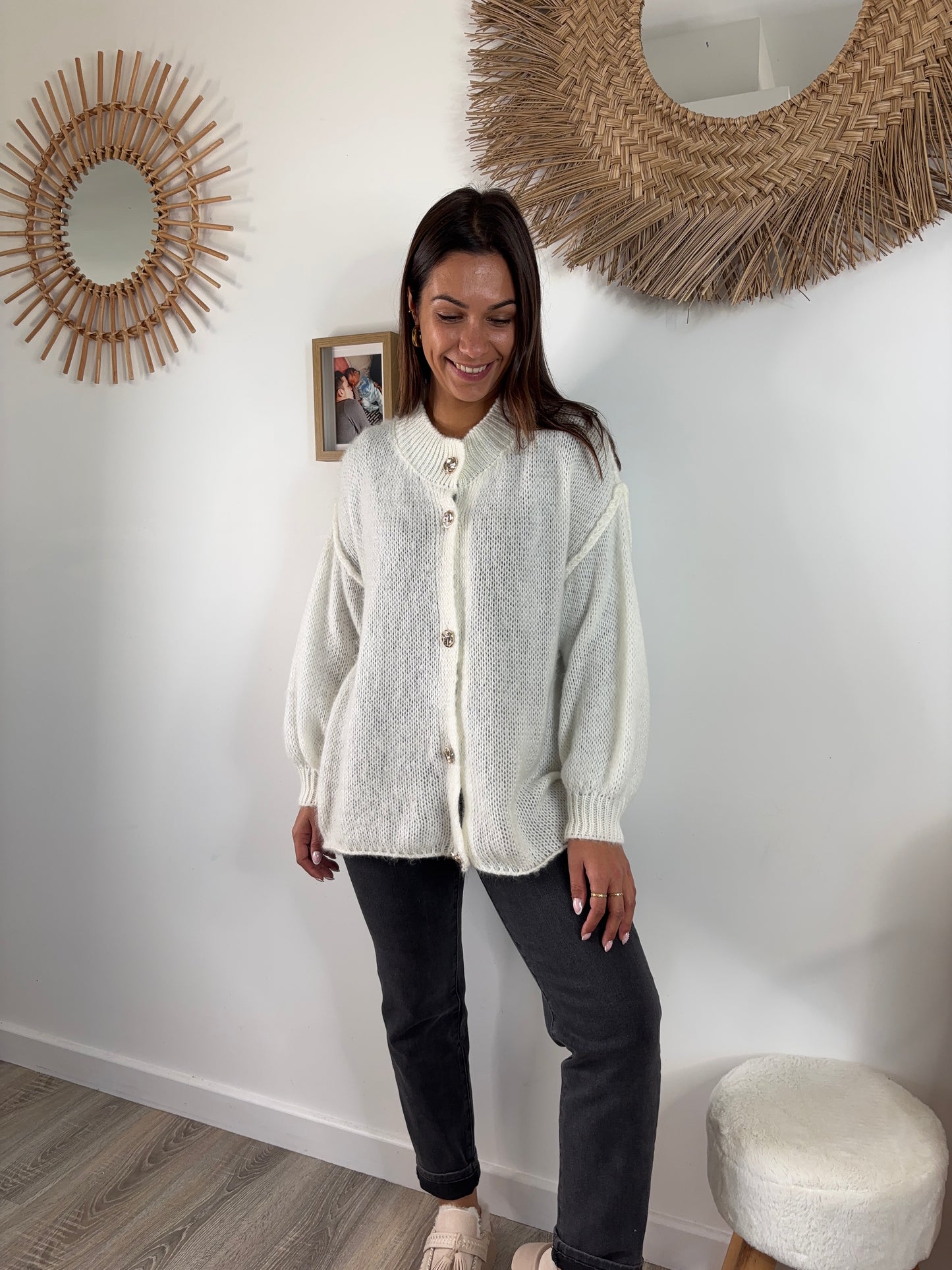 Gilet Denise - écru