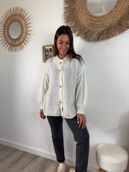 Gilet Denise - écru