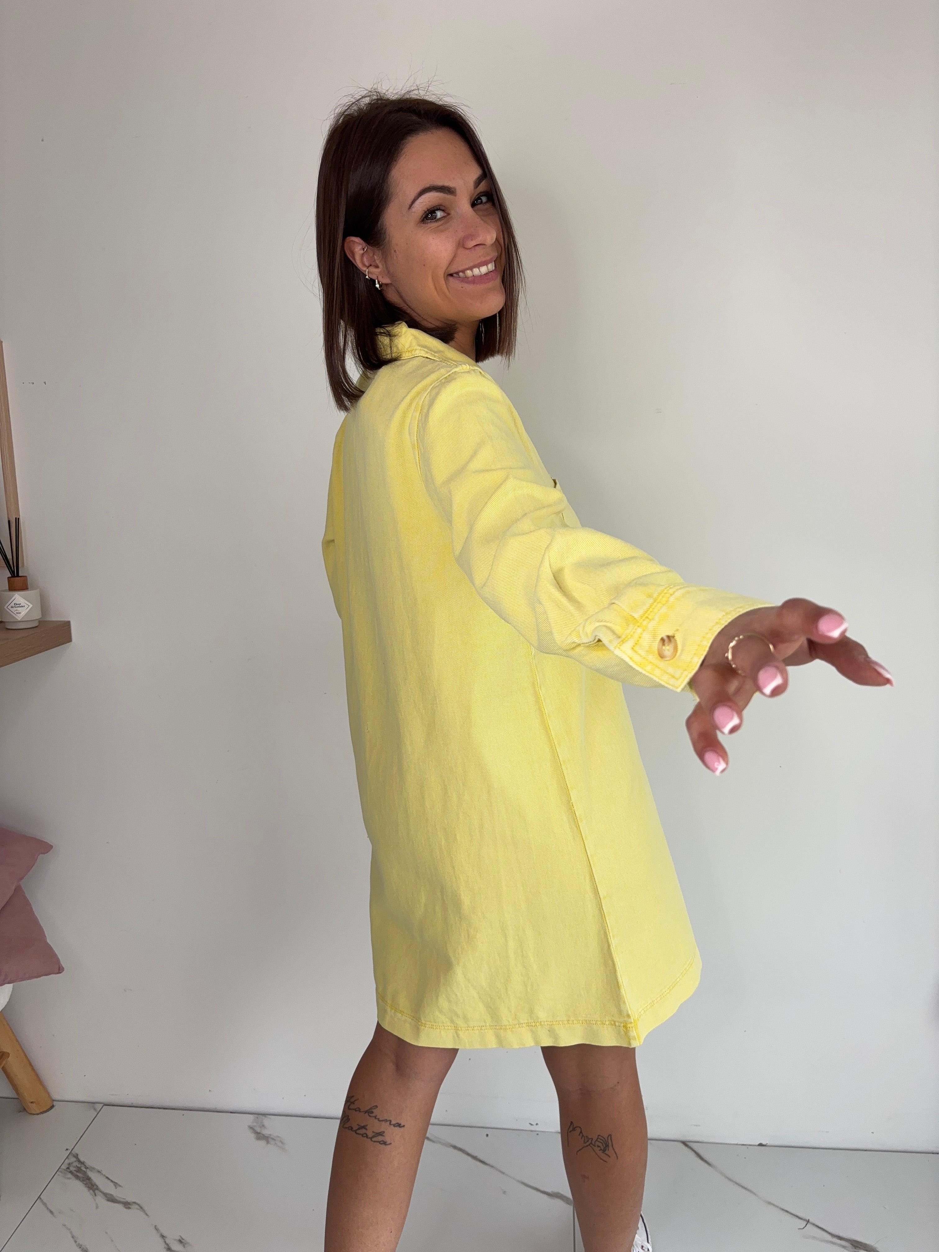 Robe Aimée - jaune