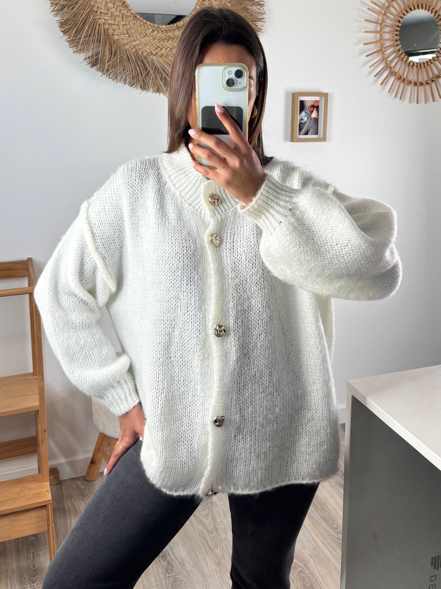 Gilet Denise - écru