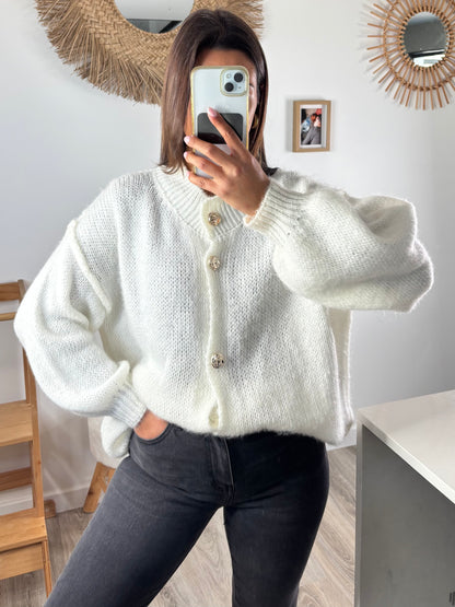 Gilet Denise - écru