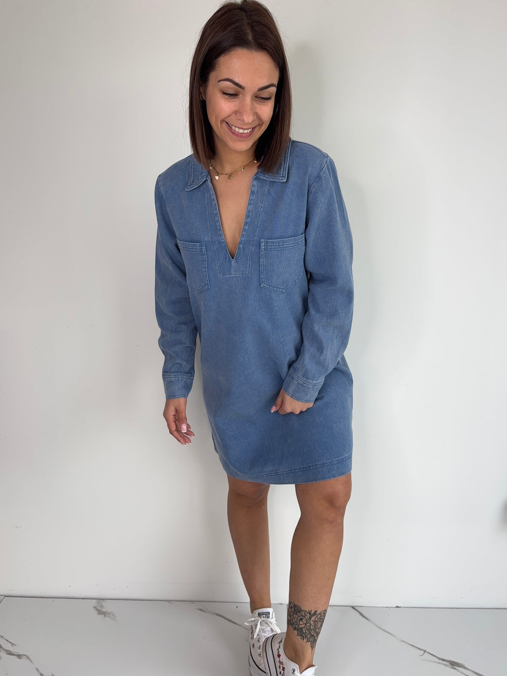 Robe Aimée - jeans bleu