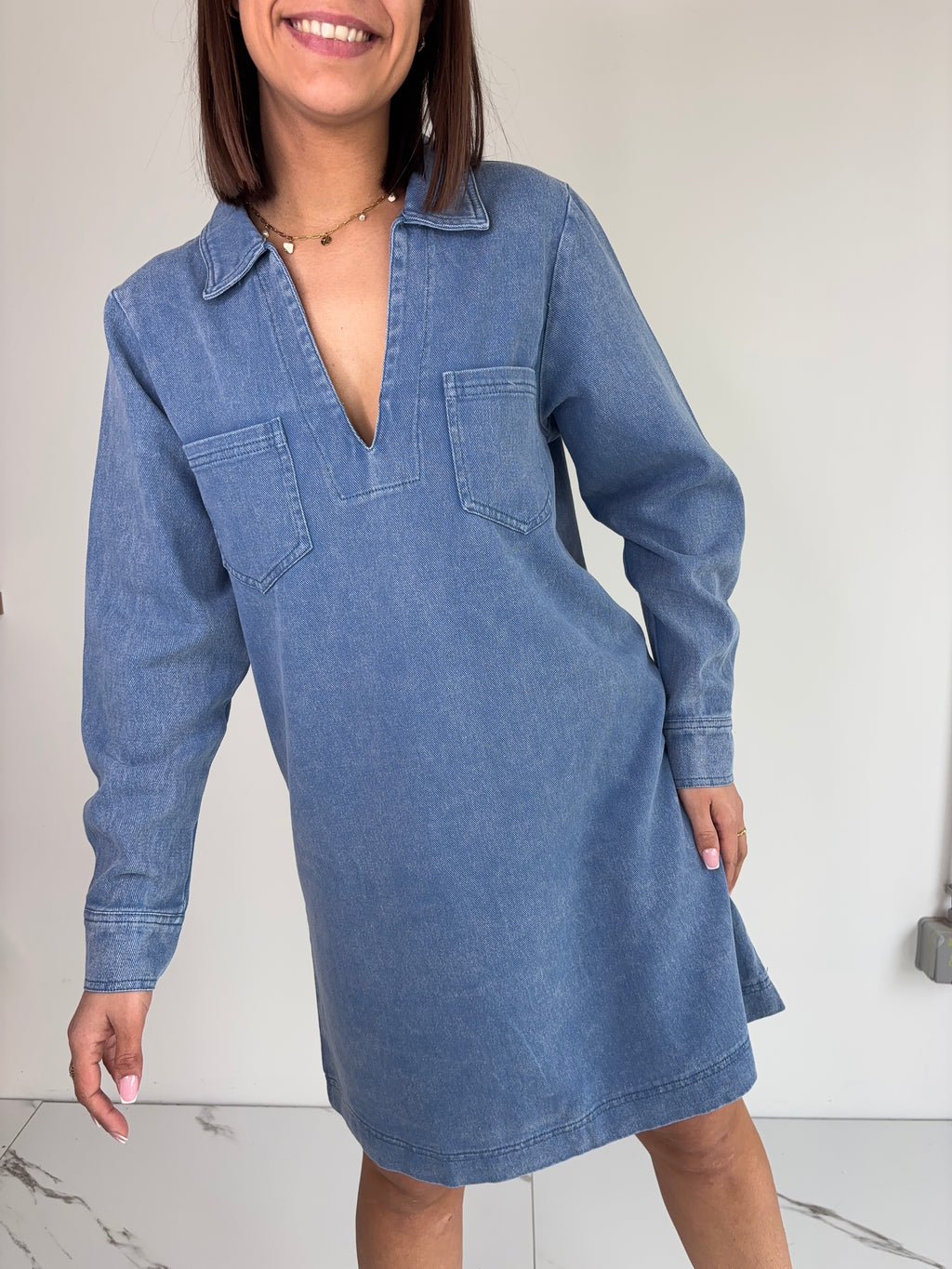 Robe Aimée - jeans bleu