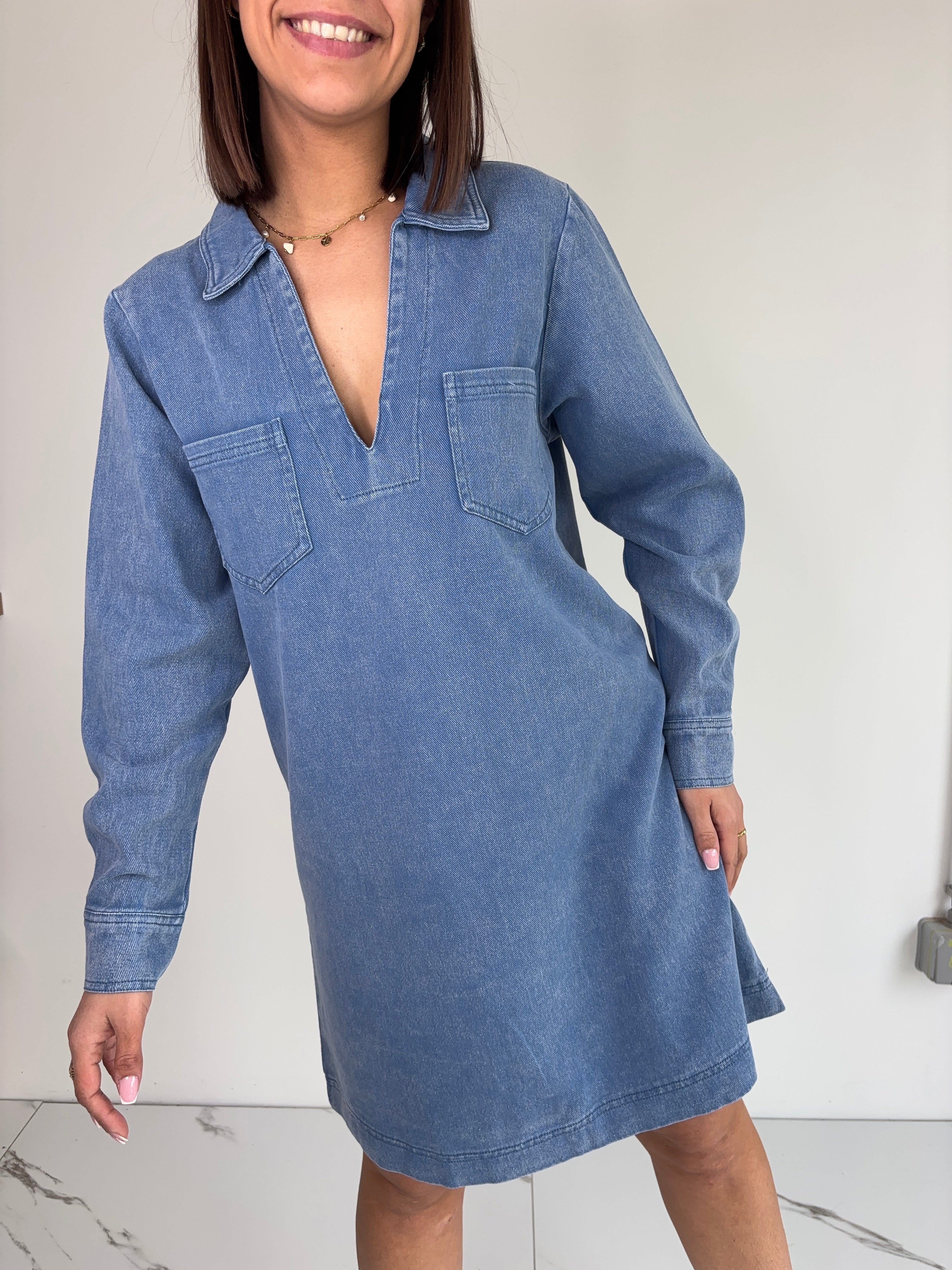 Robe Aimée - jeans bleu