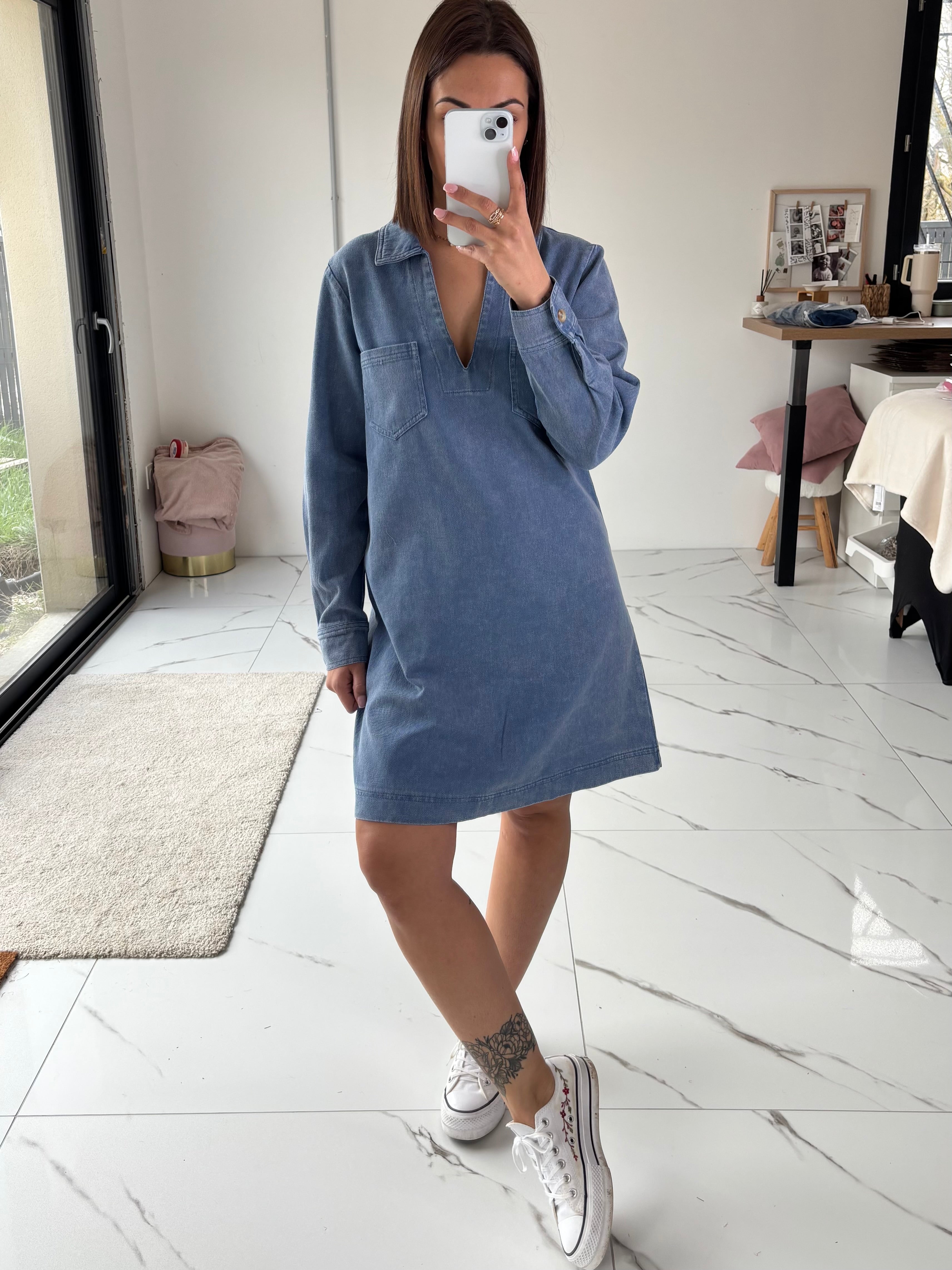 Robe Aimée - jeans bleu