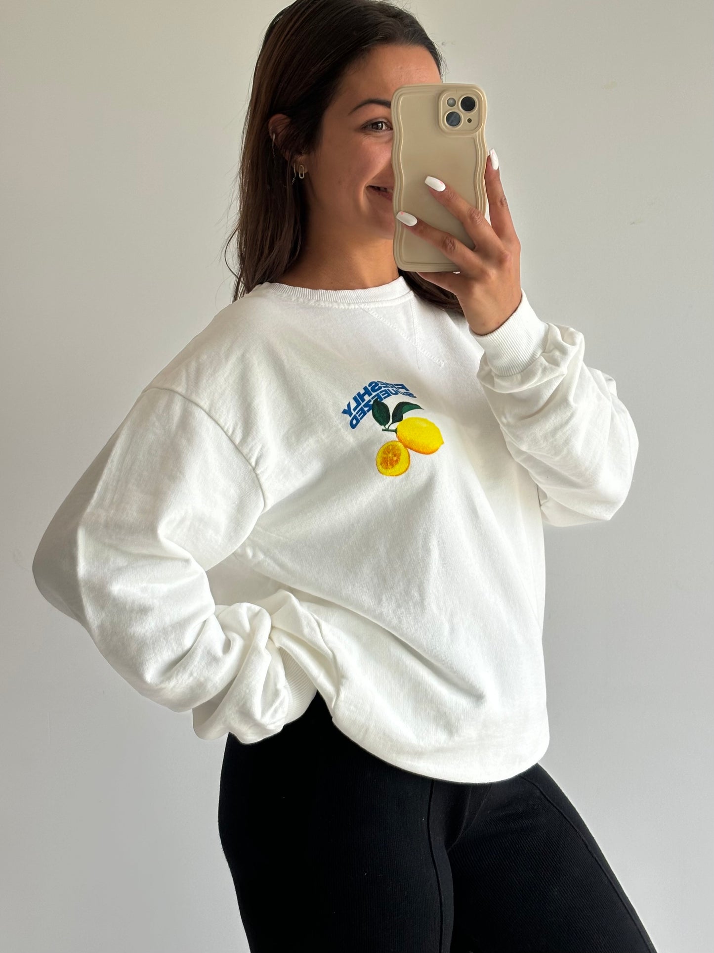 Pull citron Li-blanc