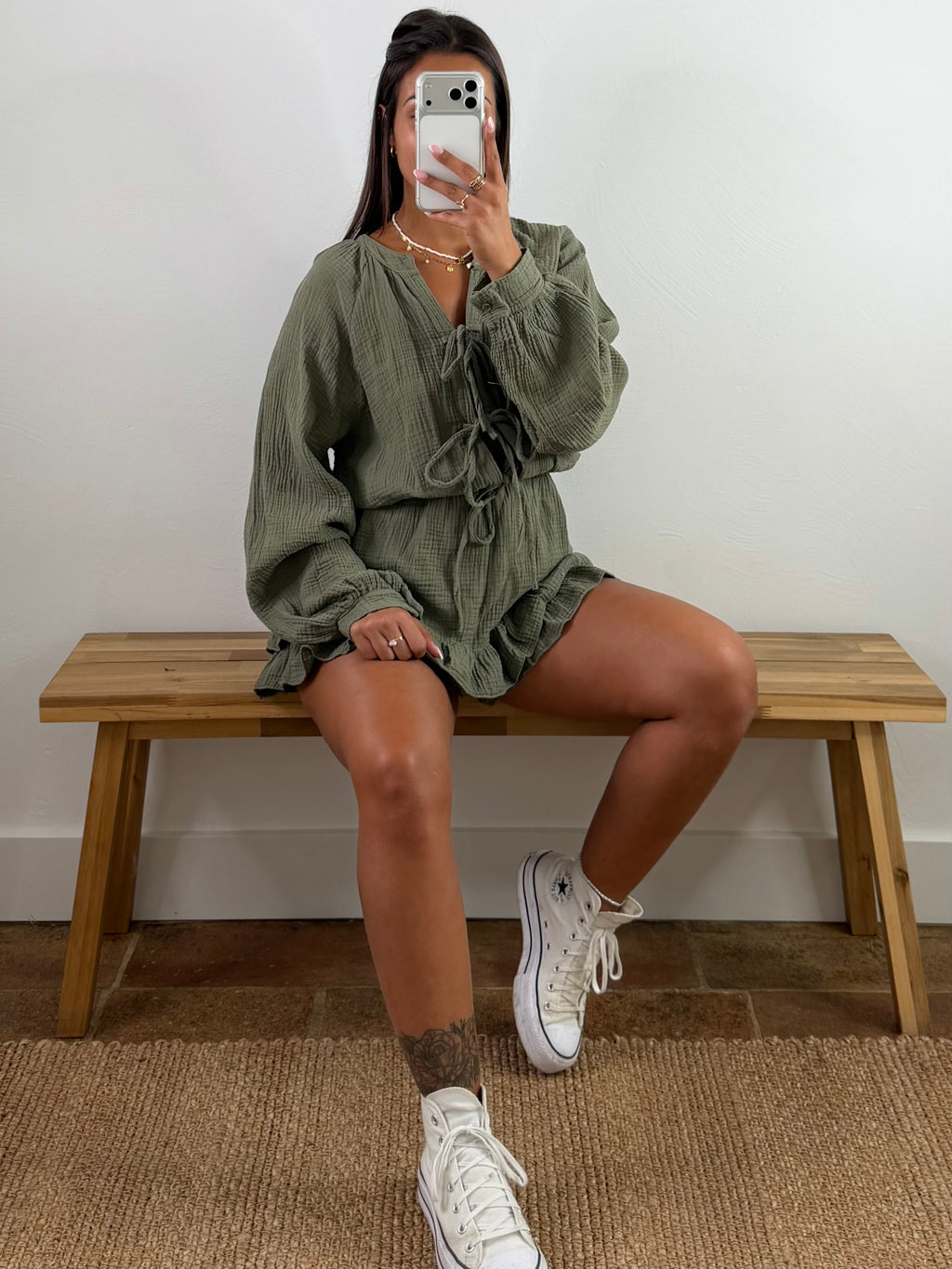 Combishort Alizée - kaki
