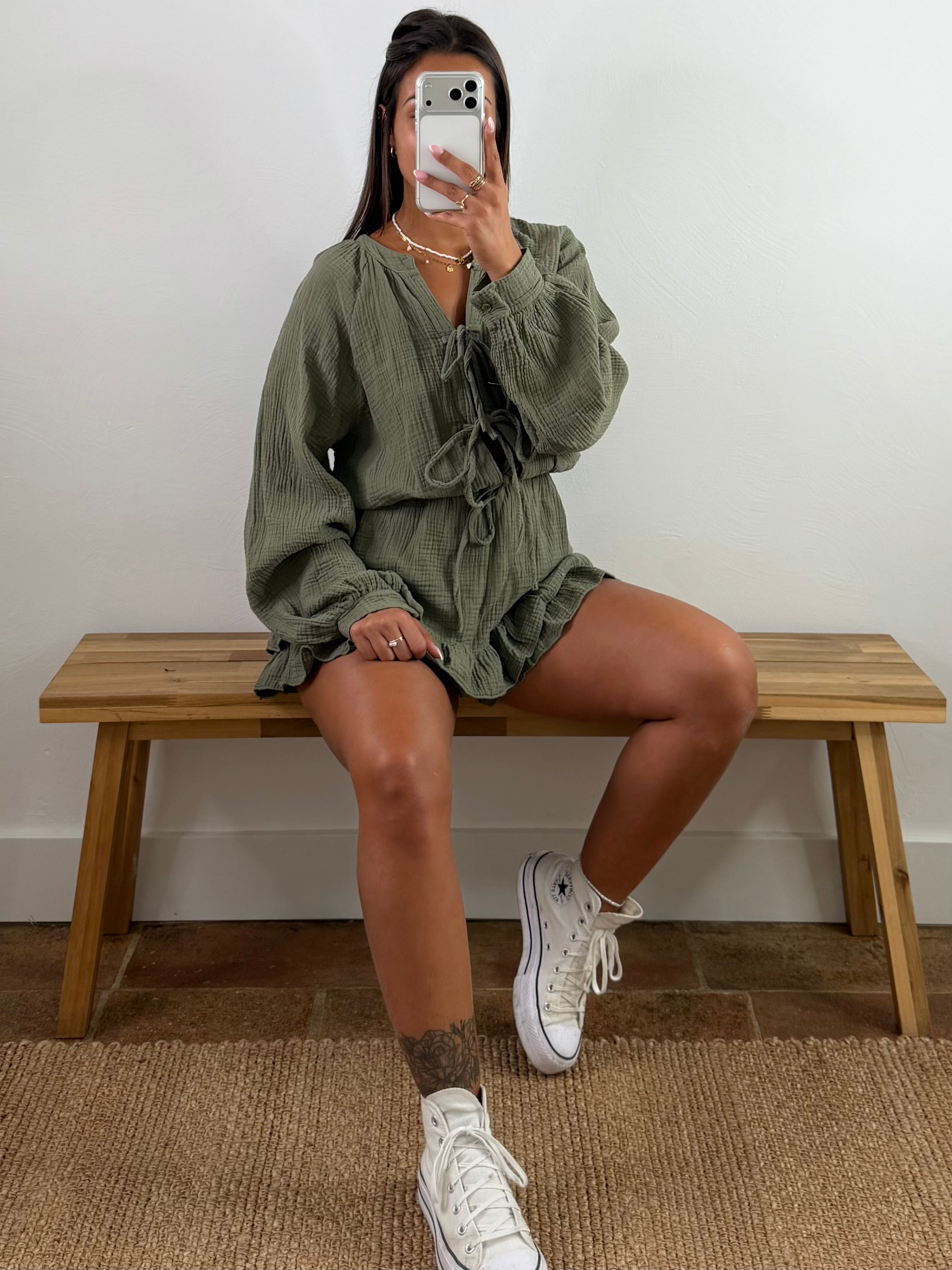 Combishort Alizée - kaki