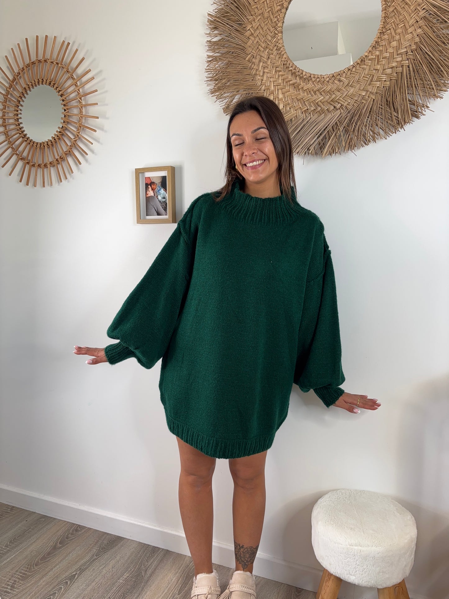 Robe ou Pull Valentina - vert
