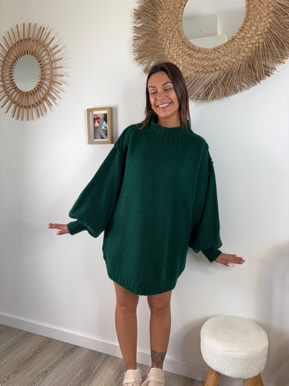 Robe ou Pull Valentina - vert