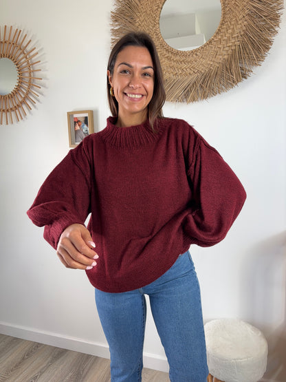 Robe ou Pull Valentina - bordeaux