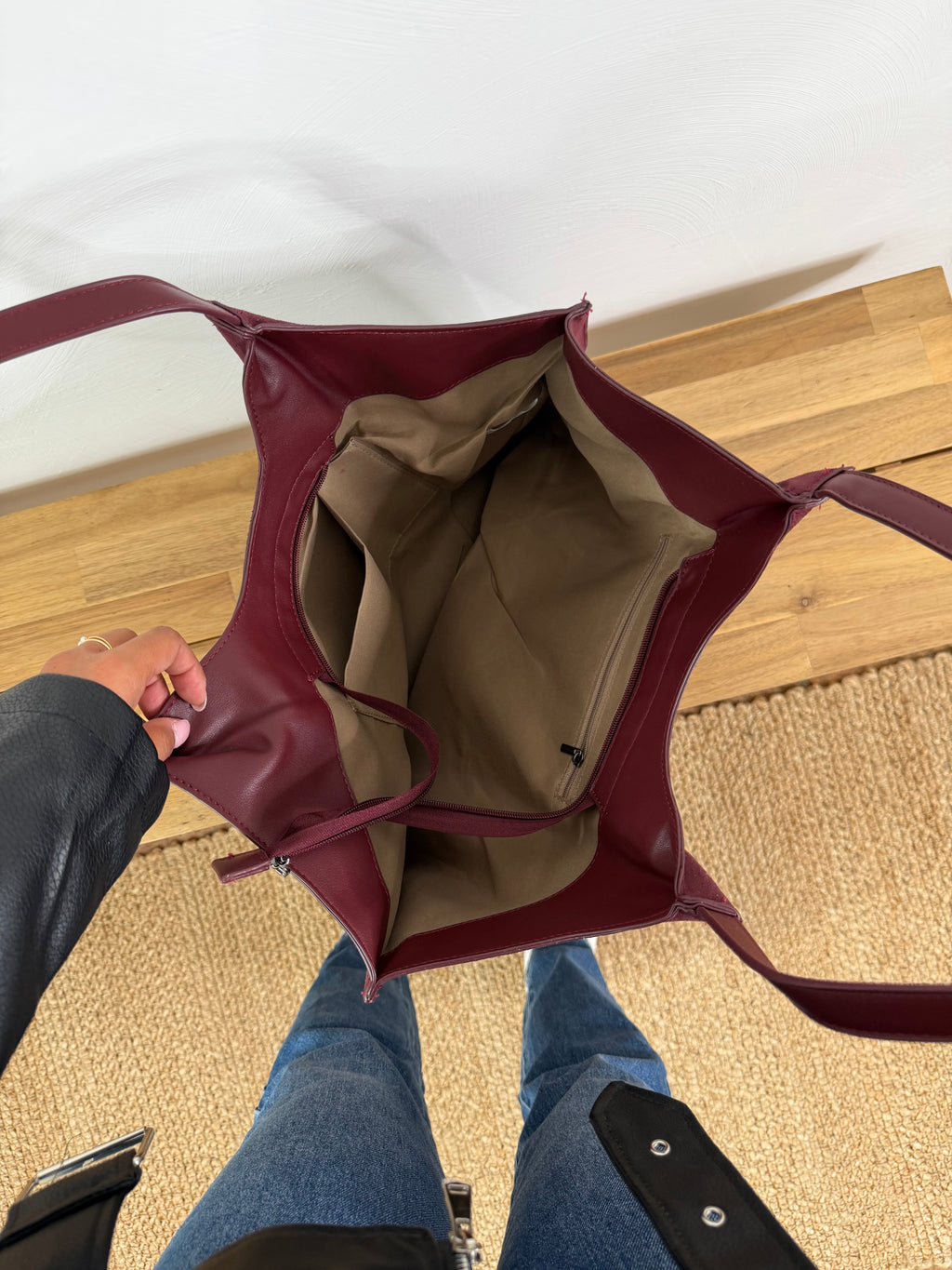 Sac Romy - bordeaux