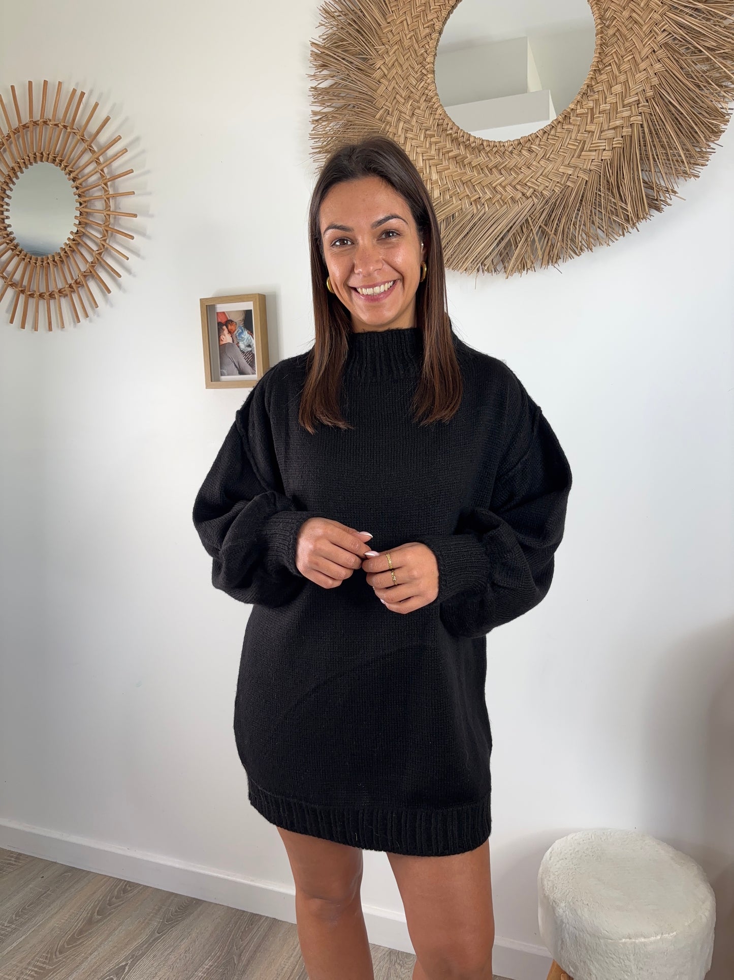 Robe ou Pull Valentina - noir