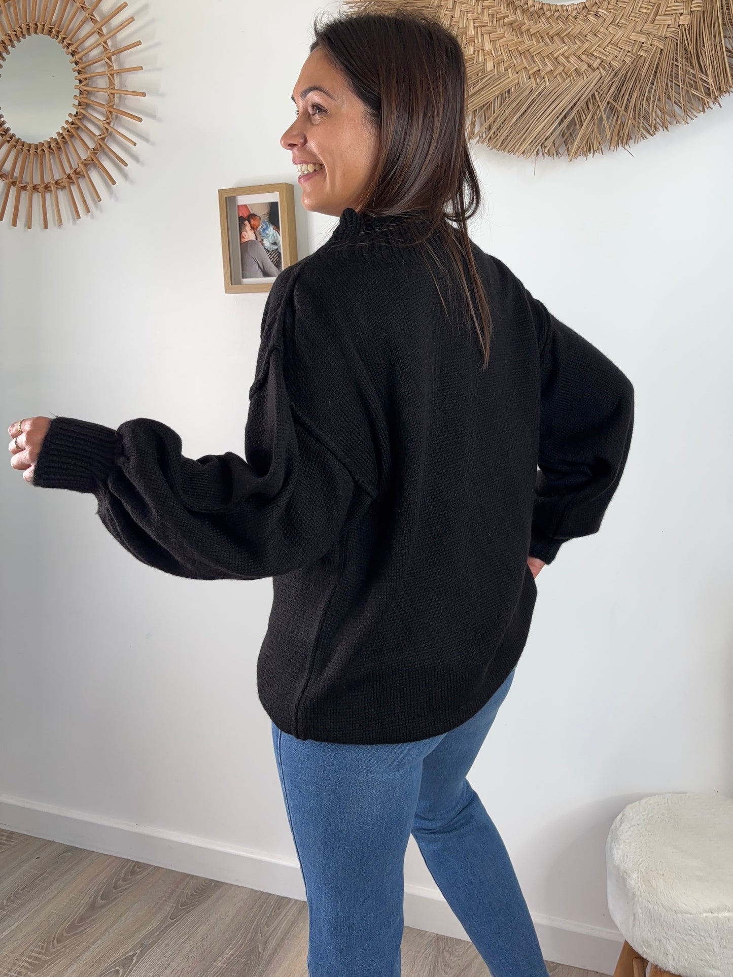 Robe ou Pull Valentina - noir