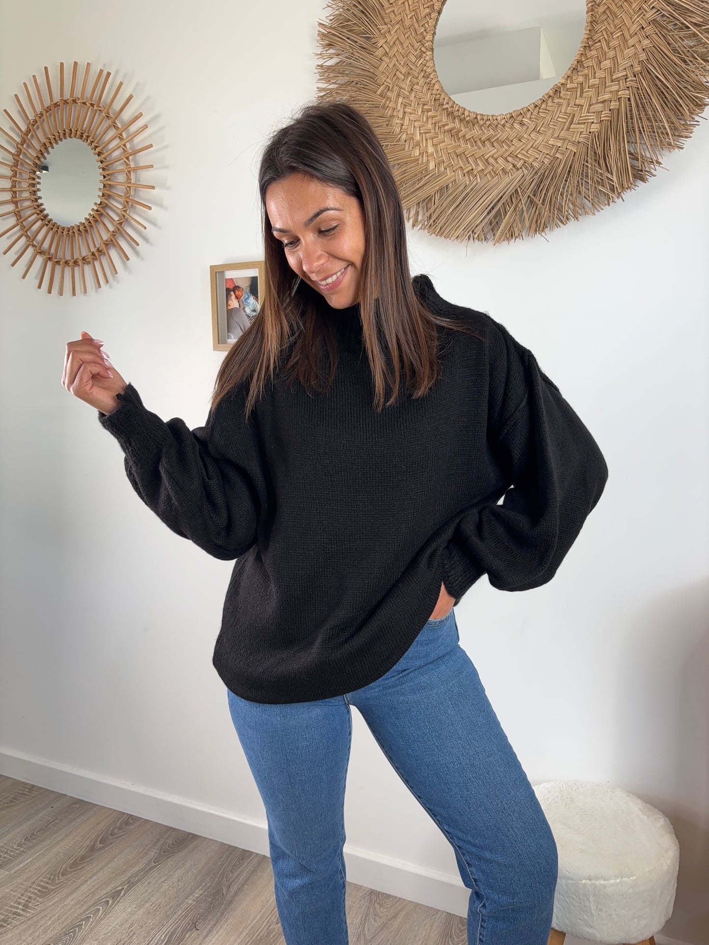 Robe ou Pull Valentina - noir