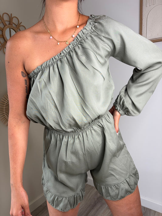 Combishort Léo - kaki