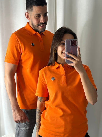 Polo unisexe Orange MAYTI