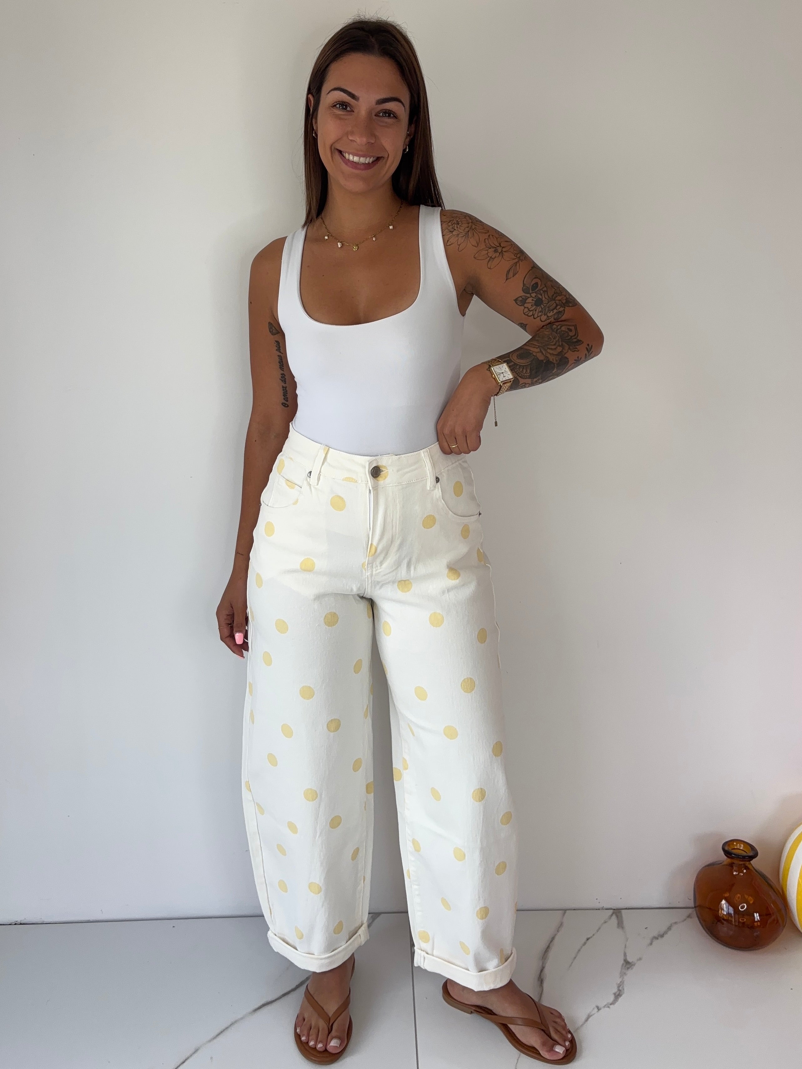 Jeans petit pois Astrid