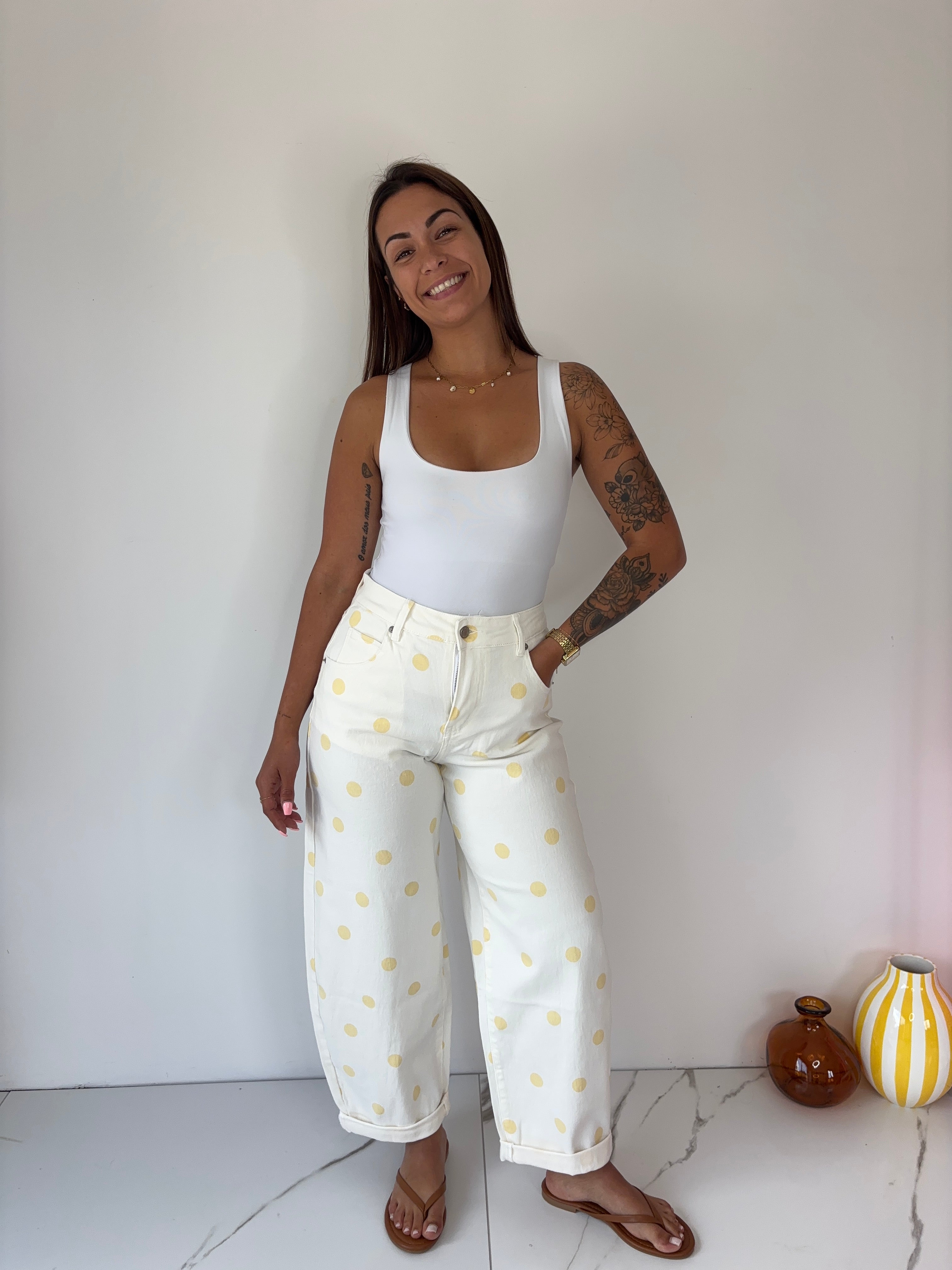 Jeans petit pois Astrid