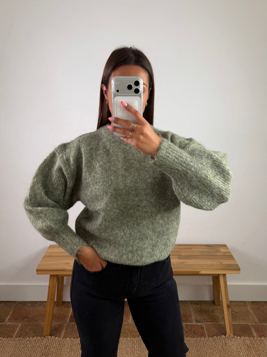 Pull Odile - kaki