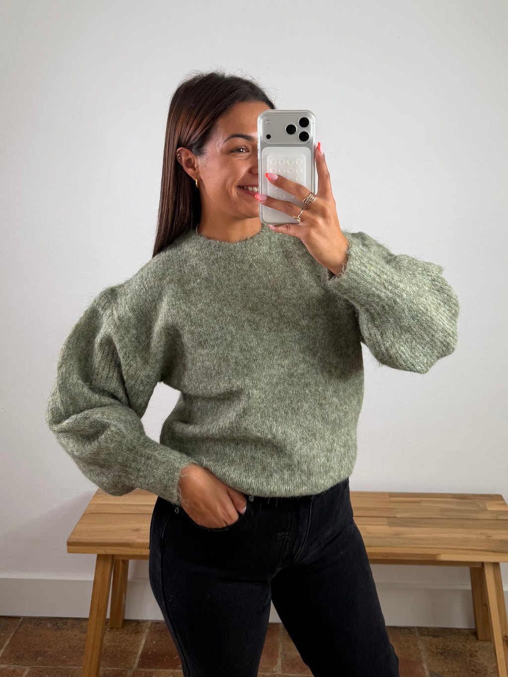 Pull Odile - kaki