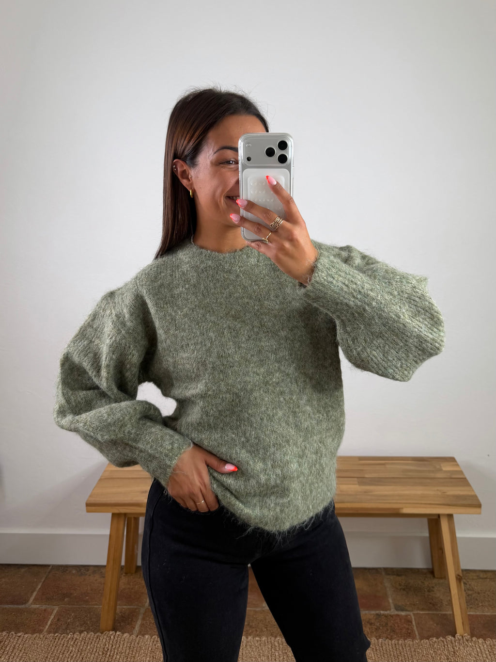 Pull Odile - kaki