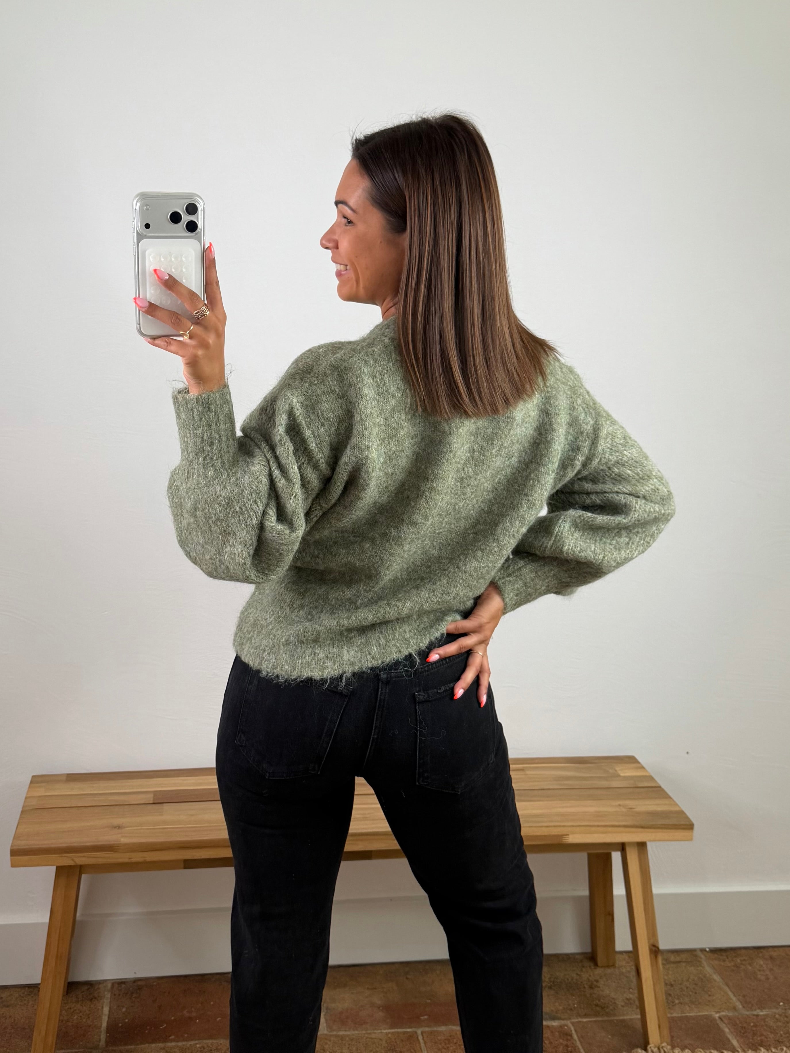 Pull Odile - kaki