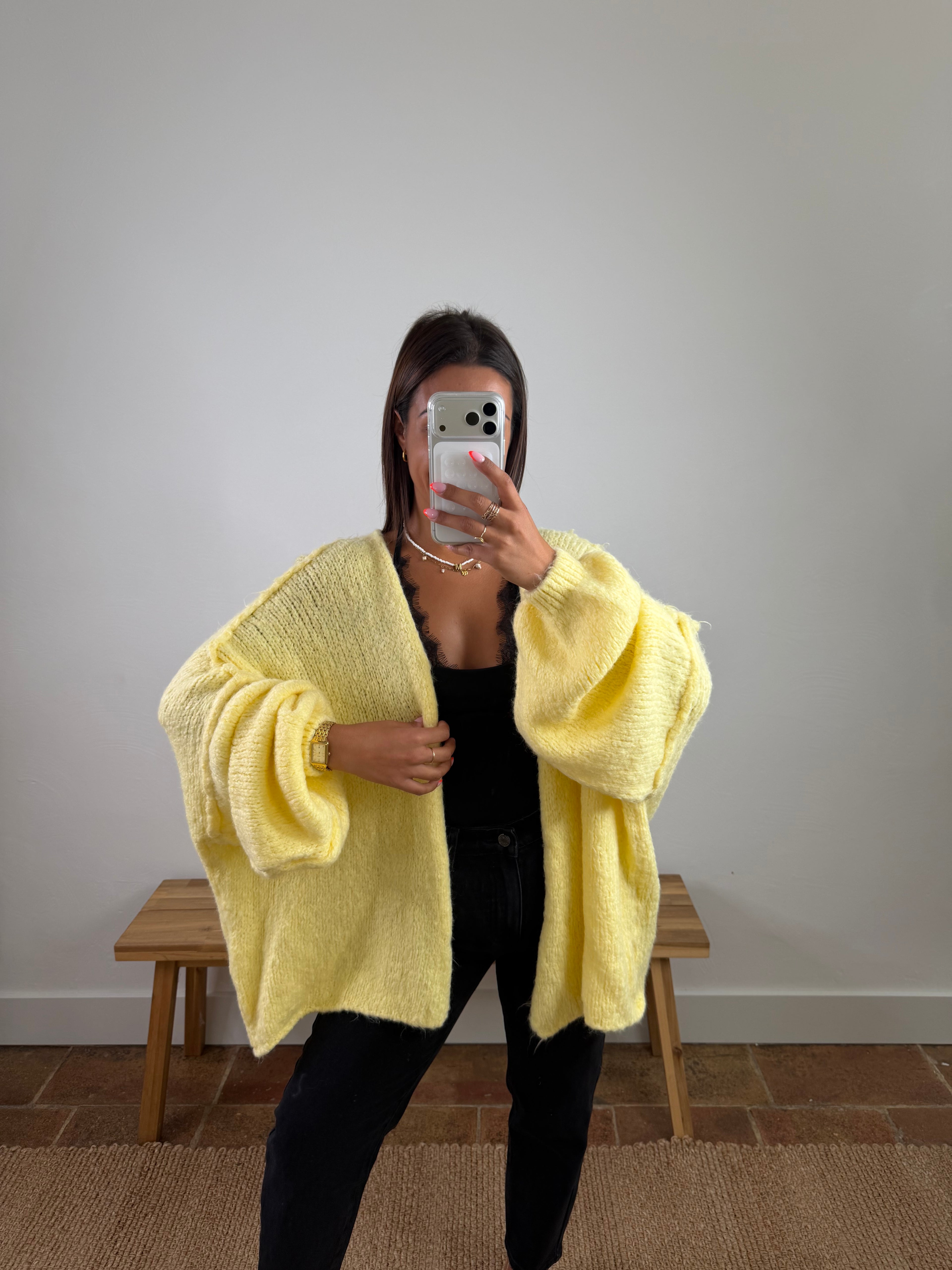 Gilet Lola - jaune du 34 au 48