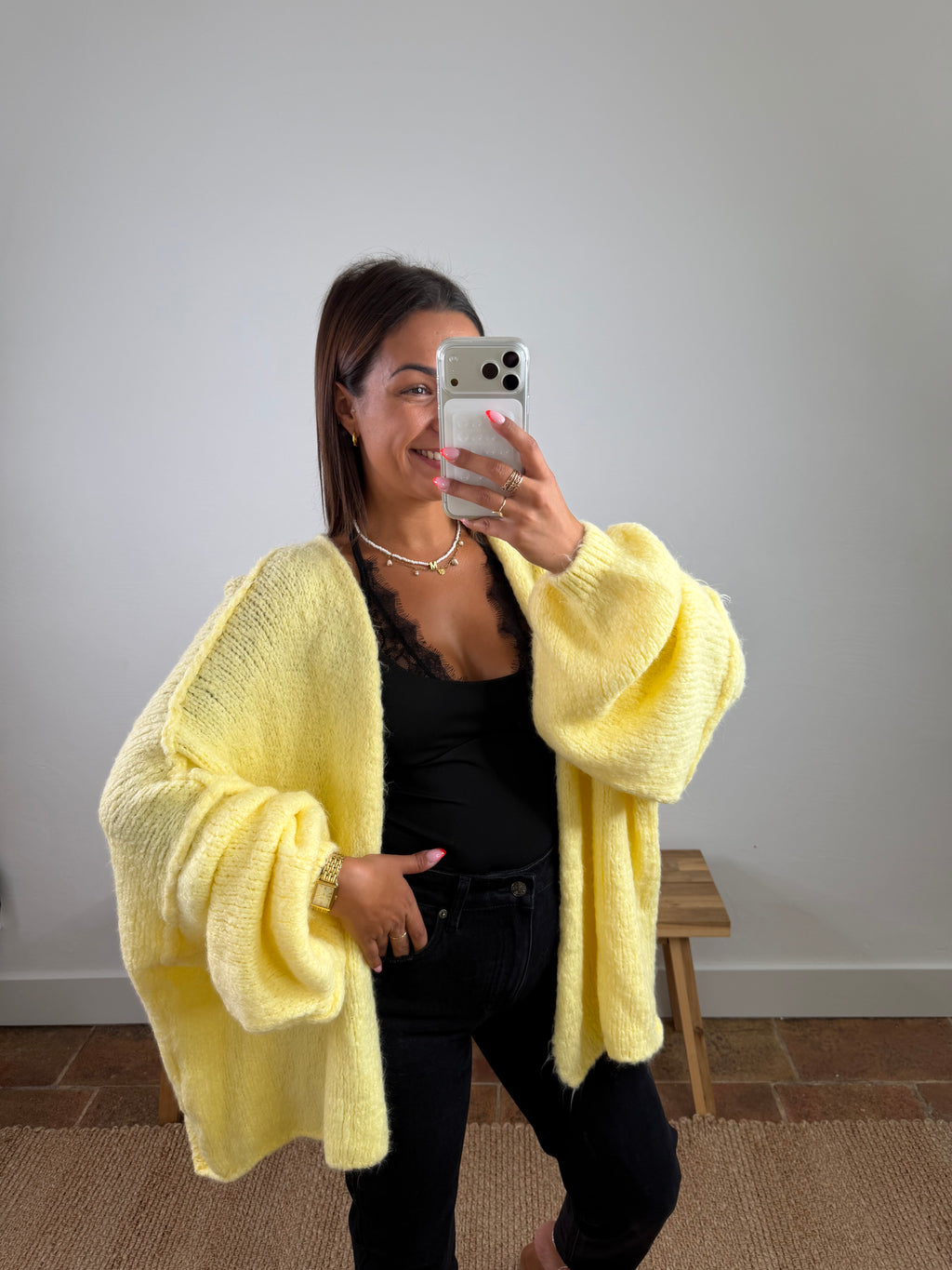 Gilet Lola - jaune du 34 au 48