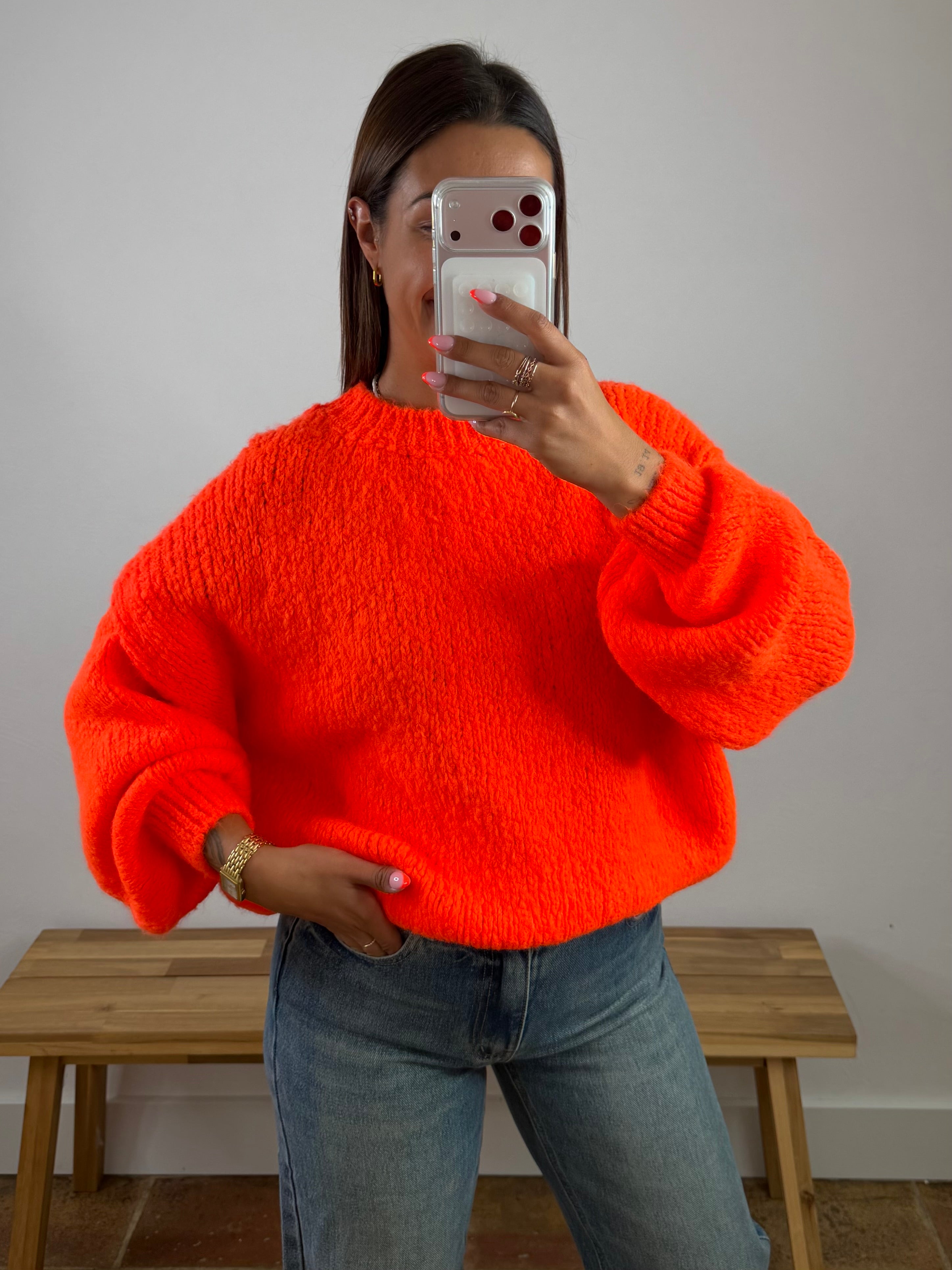 Pull Maolie du 34 au 44 - orange