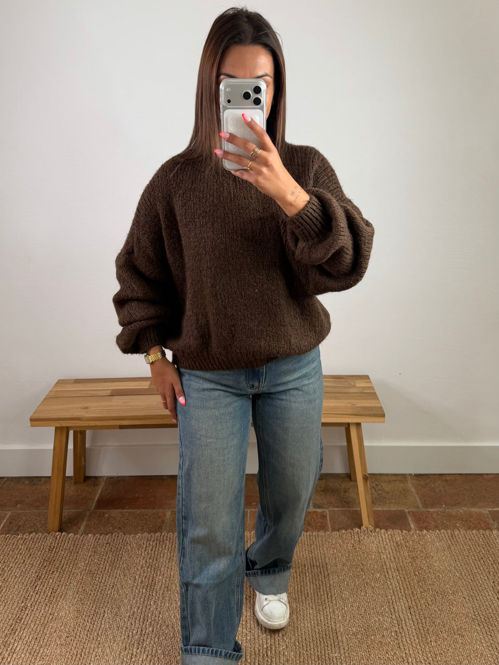 Pull Maolie du 34 au 44 - marron