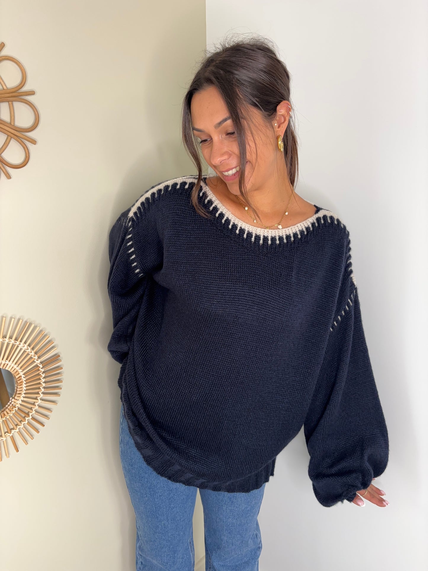 Pull Etelle - marine