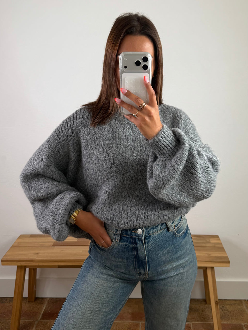 Pull Odile - gris