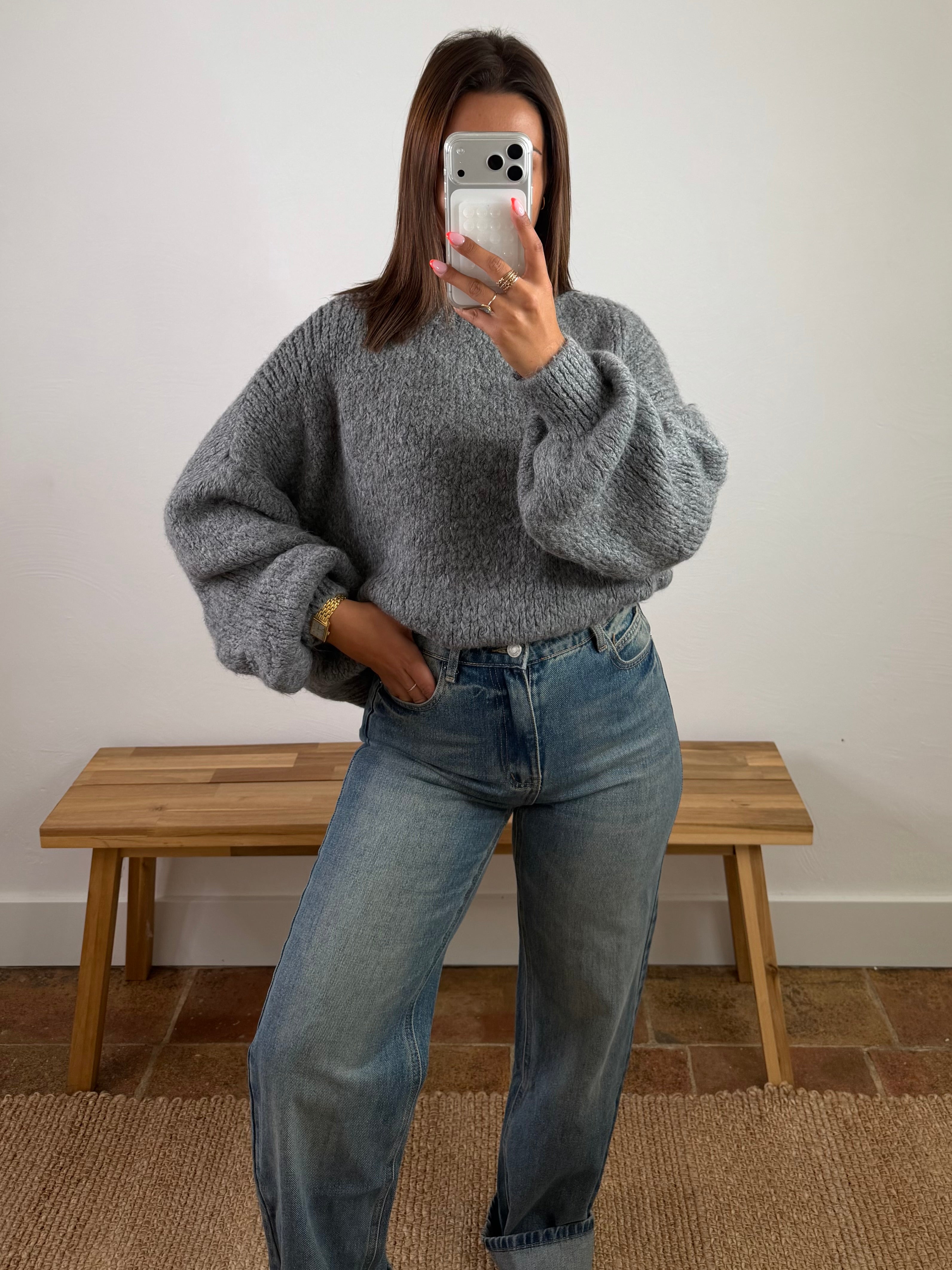 Pull Maolie du 34 au 44 - gris