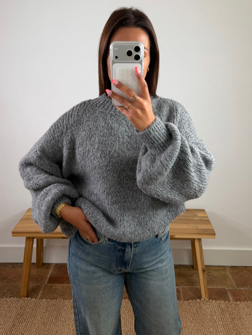 Pull Odile - gris