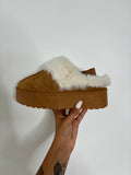 Bottines fourrée "Huguette"  camel