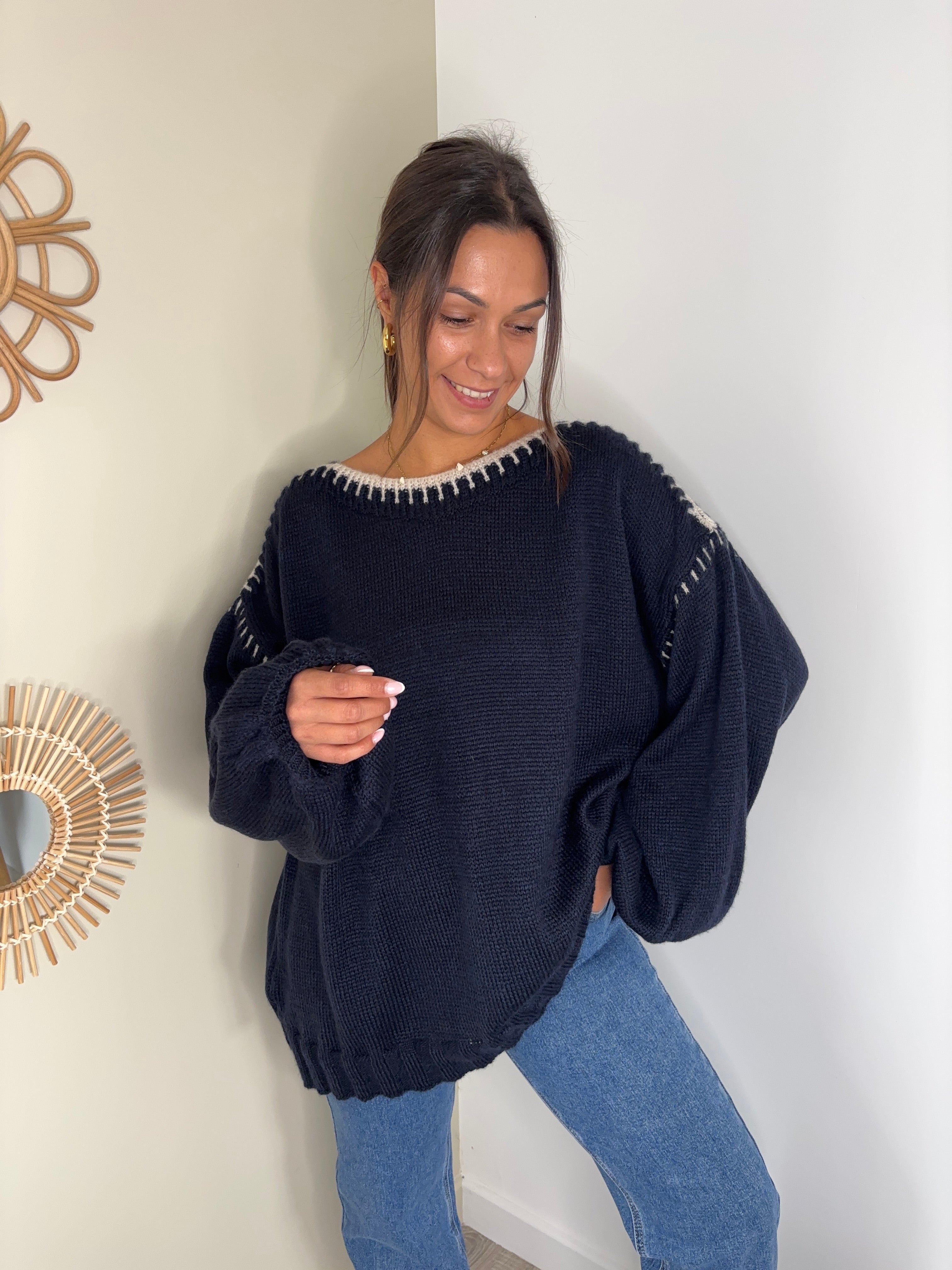 Pull Etelle - marine