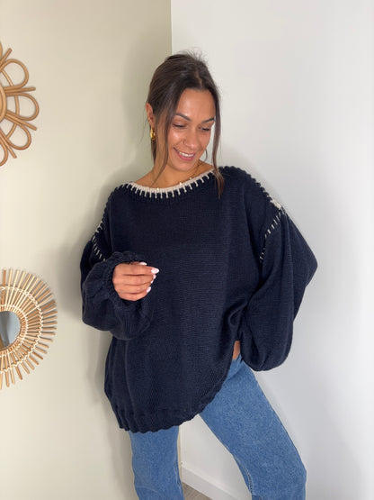 Pull Etelle - marine