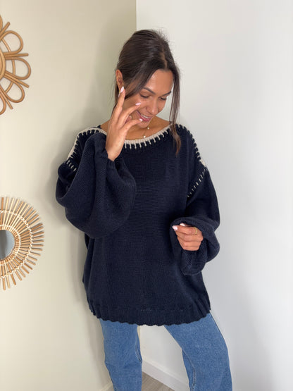 Pull Etelle - marine