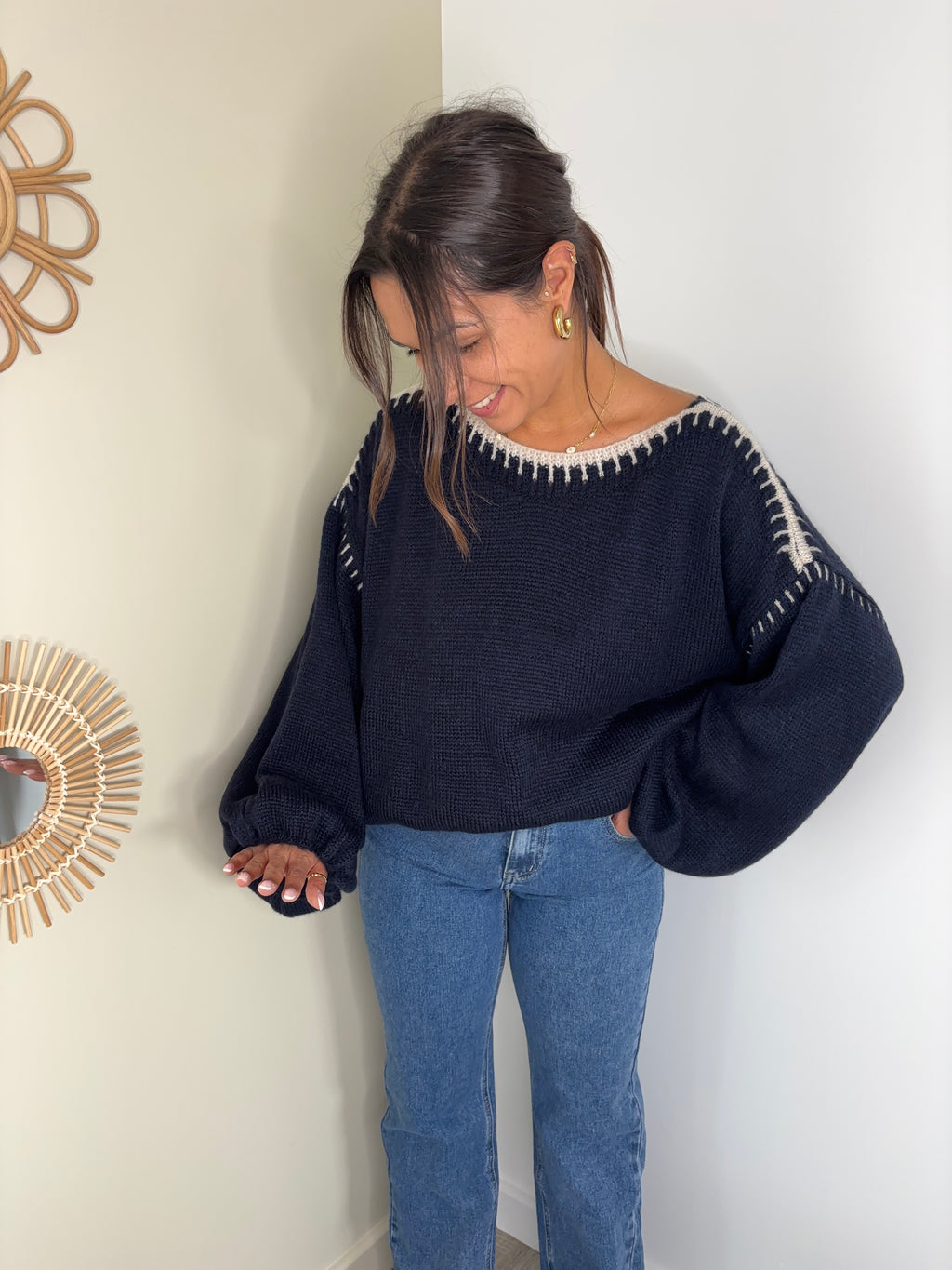 Pull Etelle - marine