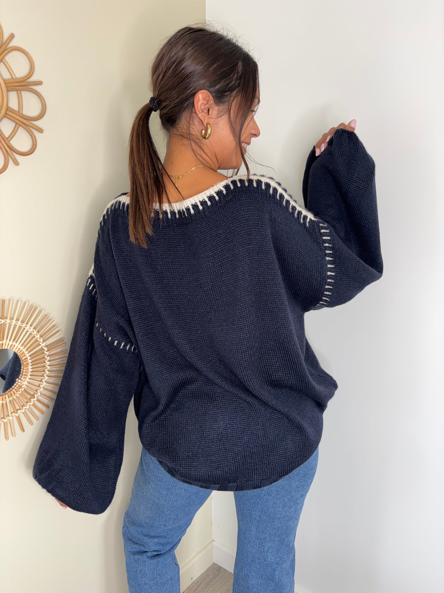 Pull Etelle - marine