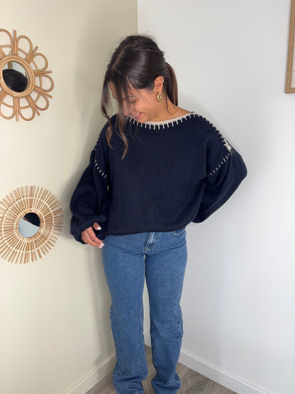 Pull Etelle - marine