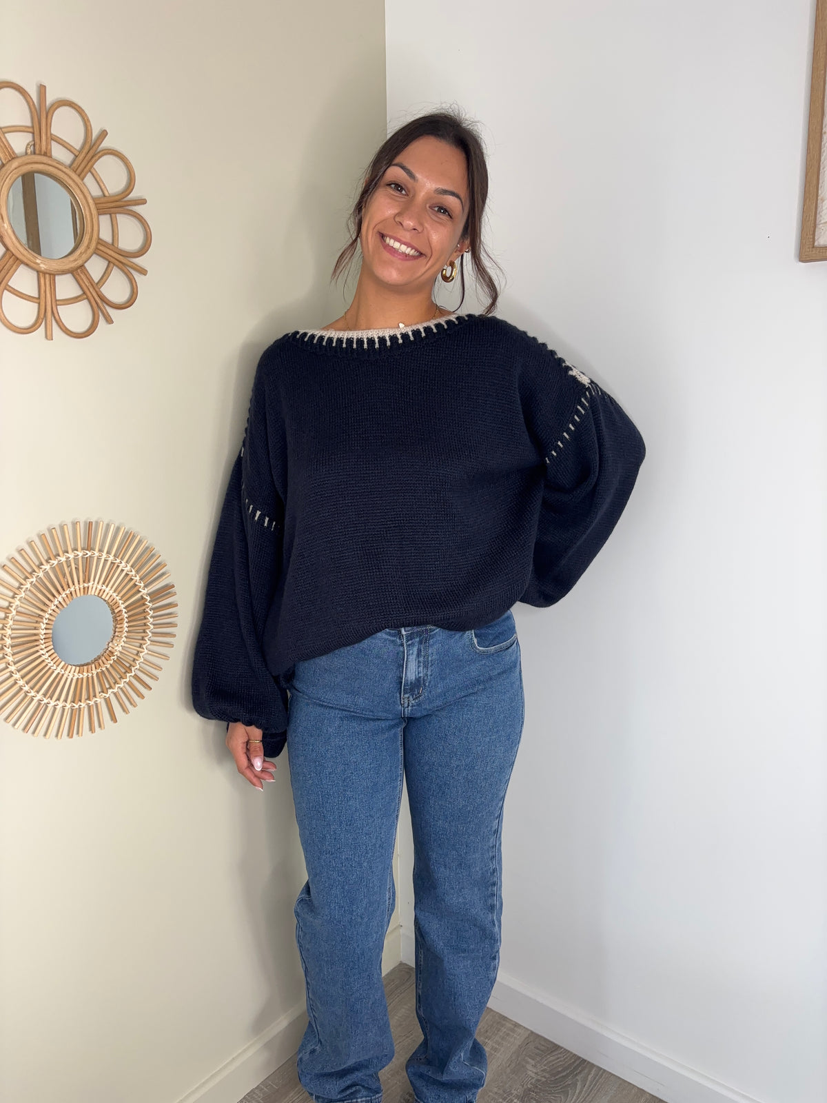 Pull Etelle - marine