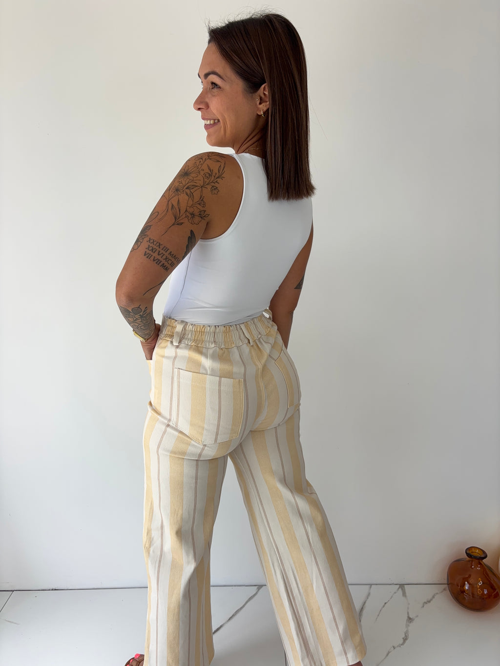 Pantalon Alison - jaune TU