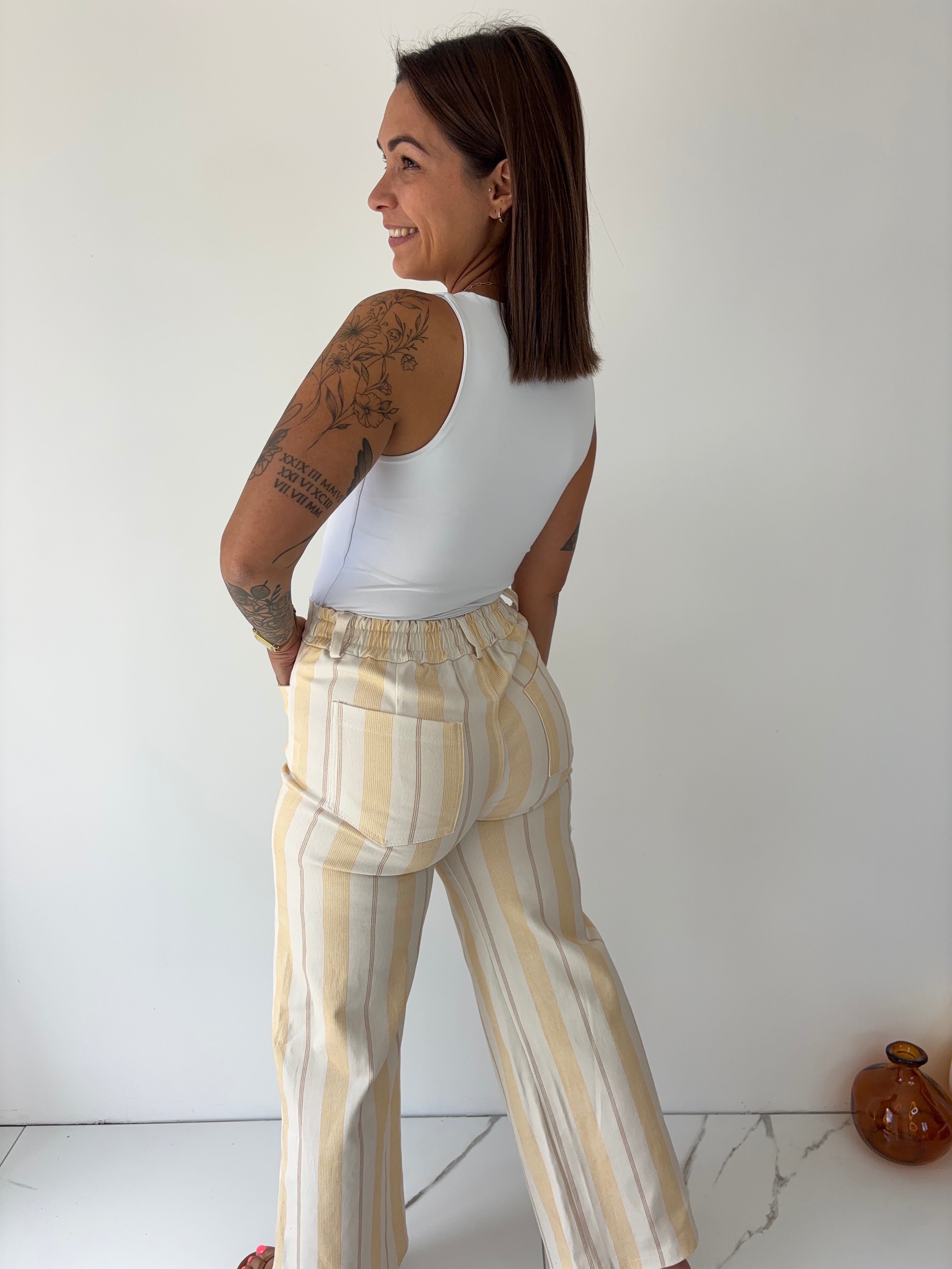 Pantalon Alison - jaune TU