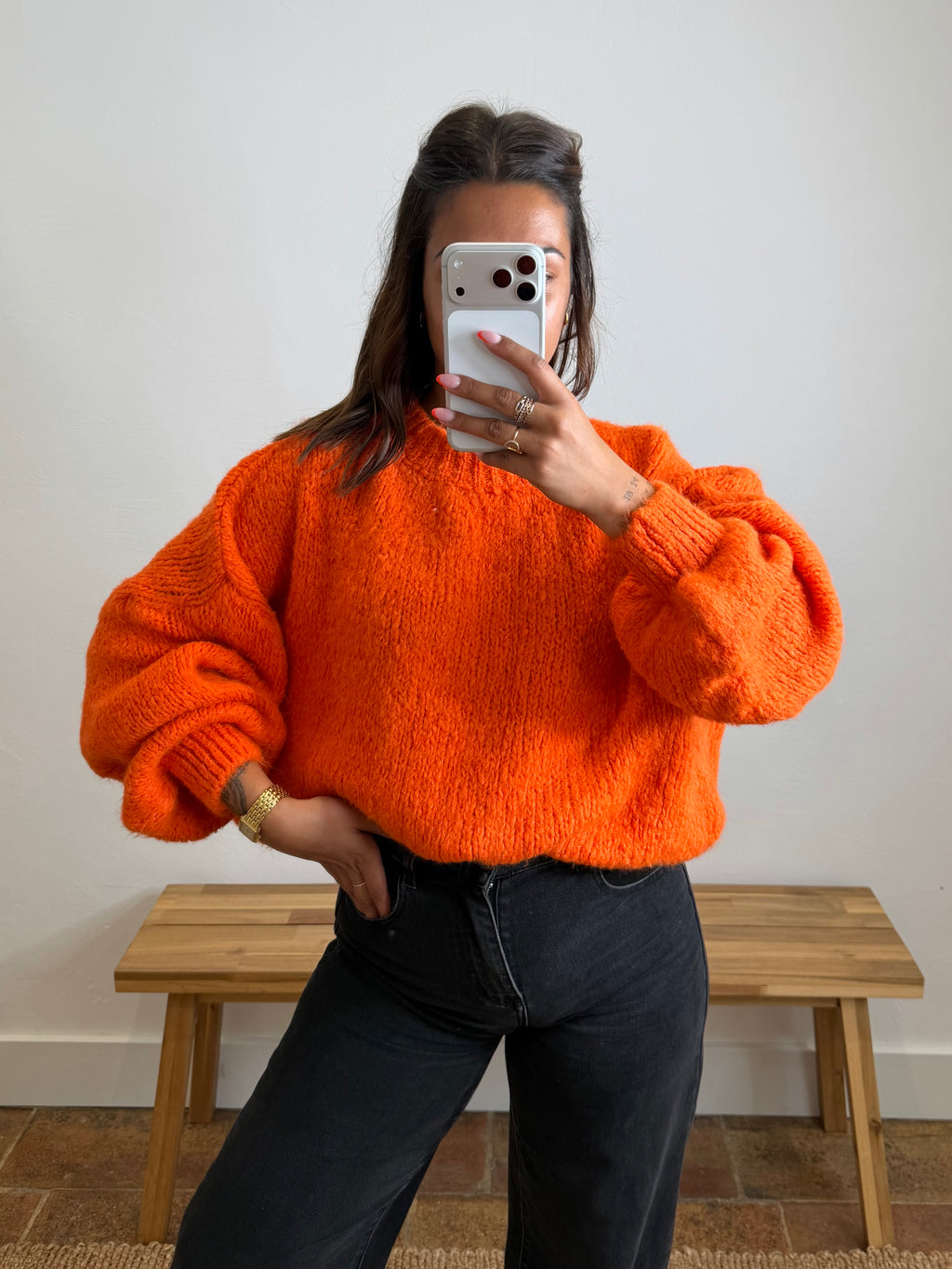 Pull Maolie du 34 au 44 - orange