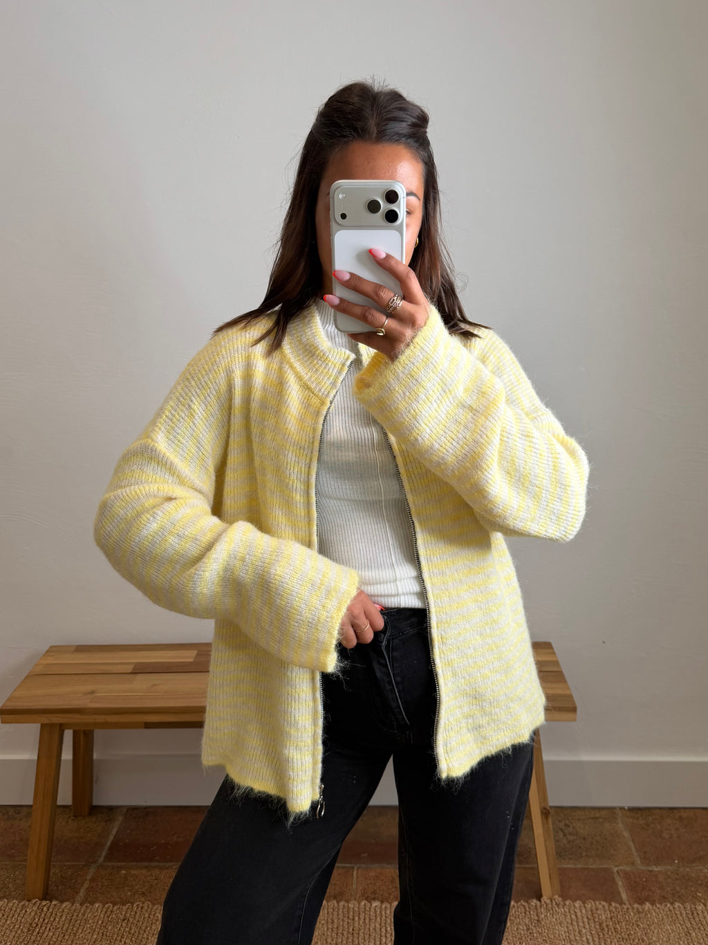 Gilet Yvette - jaune