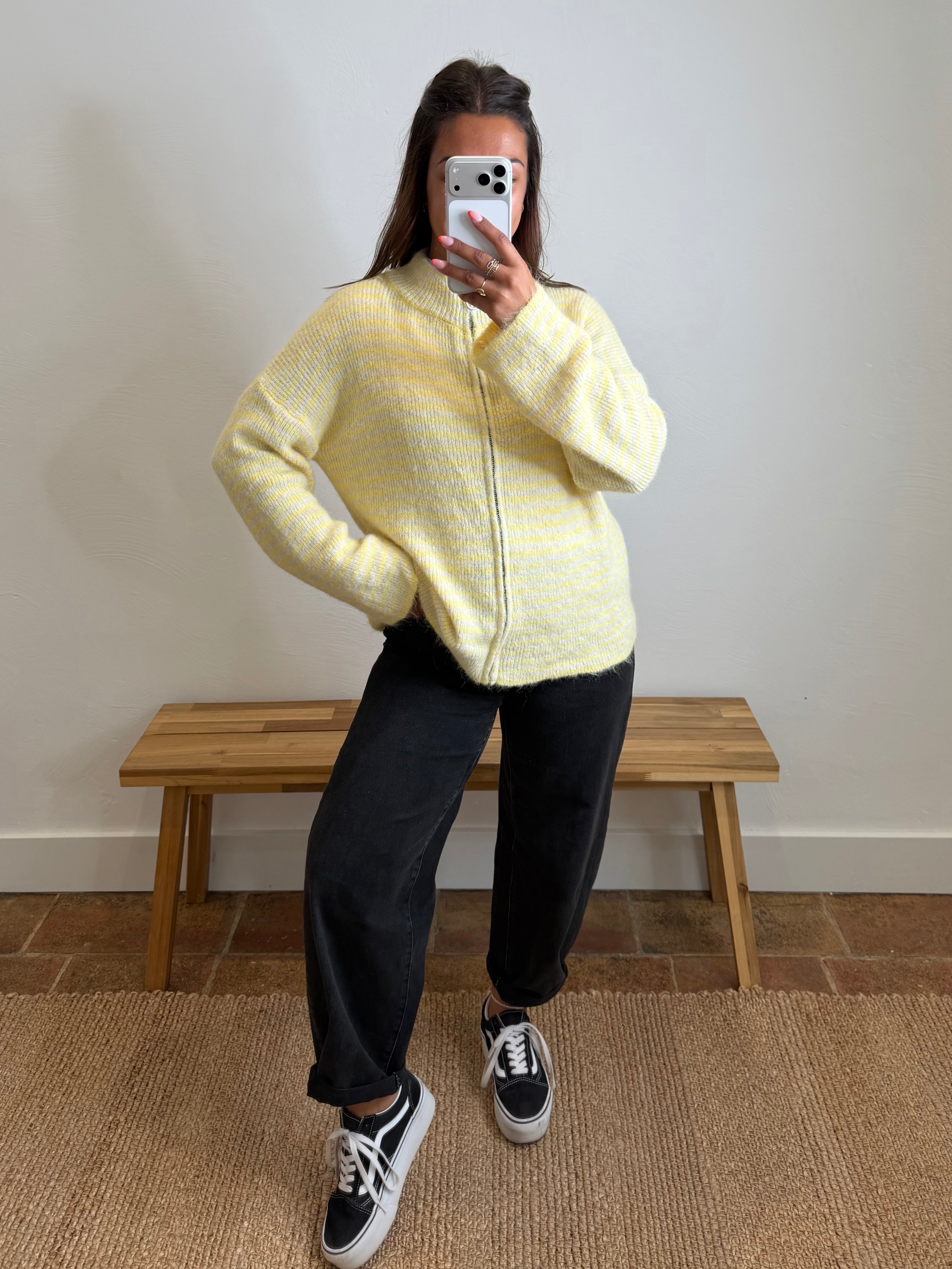 Gilet Yvette - jaune