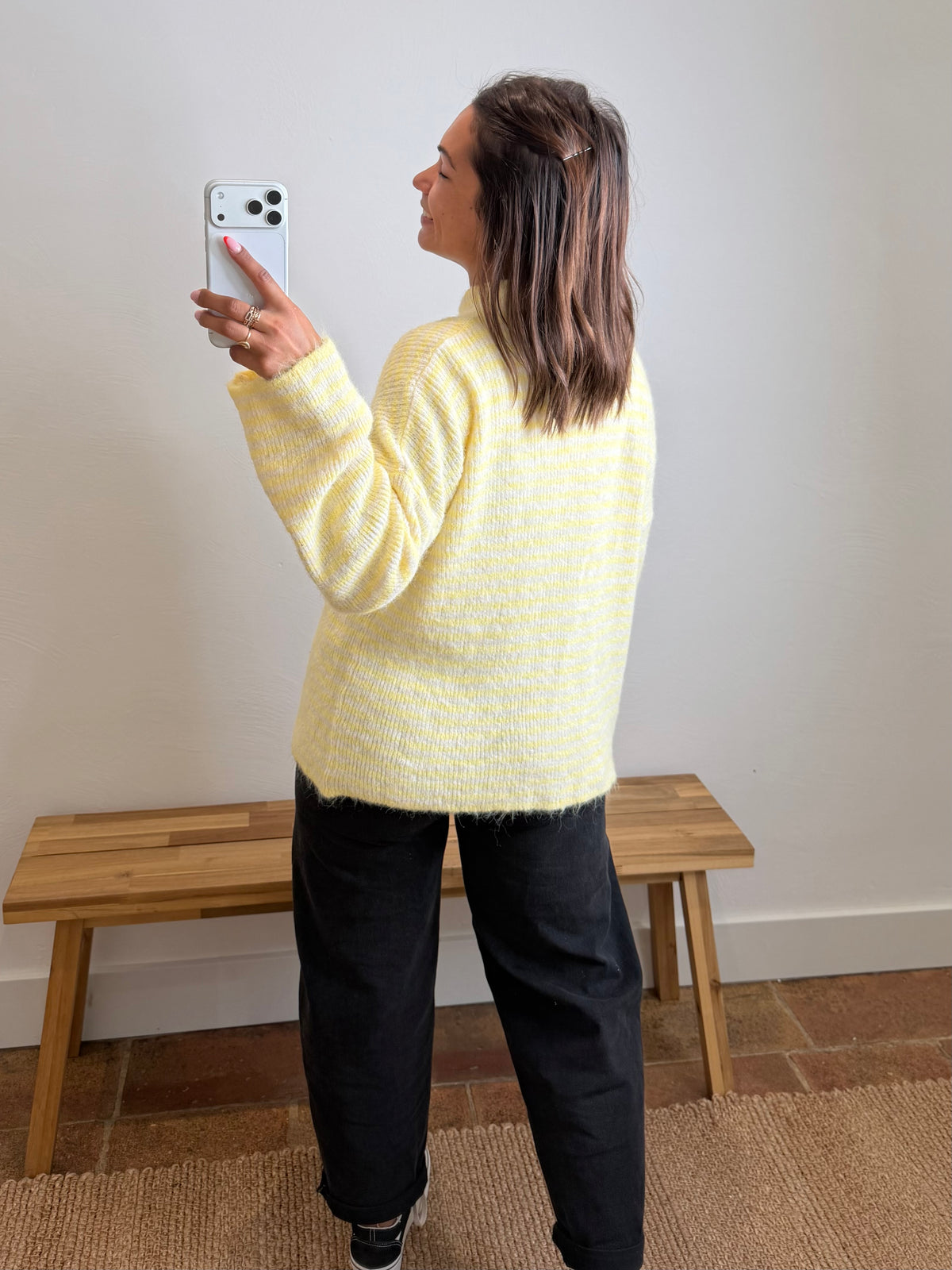 Gilet Yvette - jaune